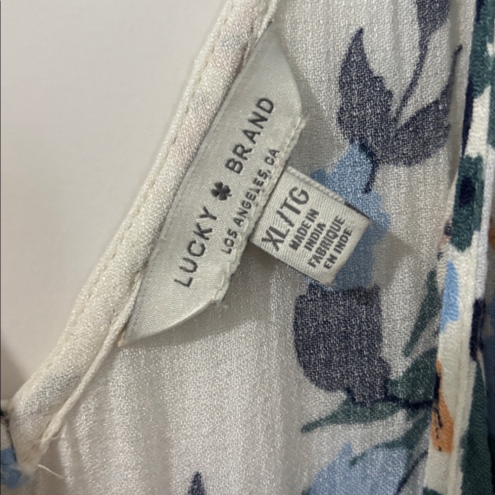 Vintage Lucky Brand Floral Maxi Dress - Picture 2 of 4
